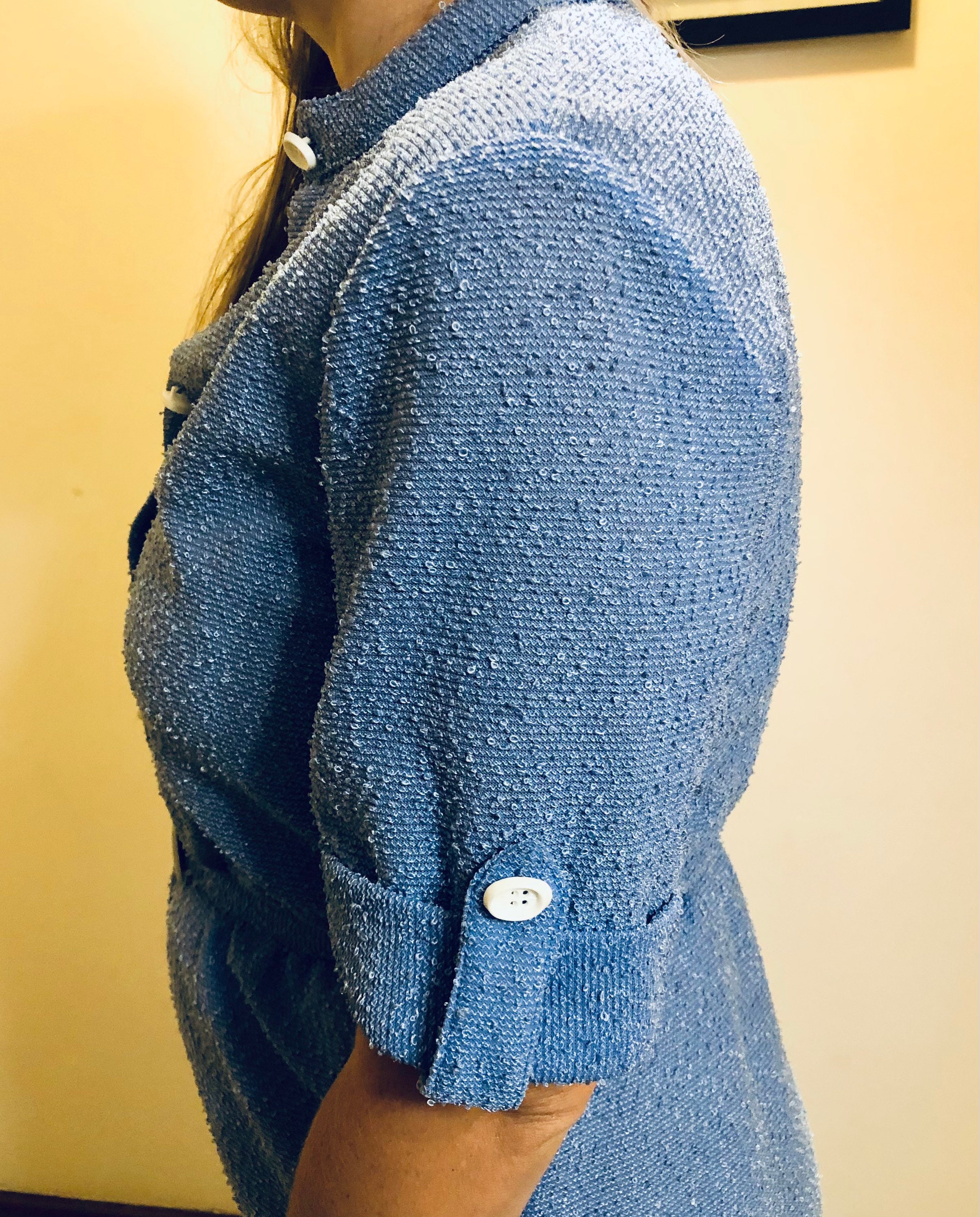 Baby Blue Vintage Dress With Matching Belt and Original Tags Etsy