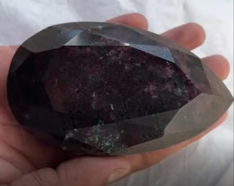 Natural Dark Red Ruby Gemstone 2705 Carat big size Untreated Pear Shape Corundum