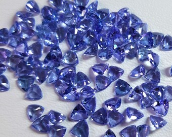 100% Natural Handcrafted Tanzanite Teillion Cut Loose Gemstone AAA Quality for Jewelry making