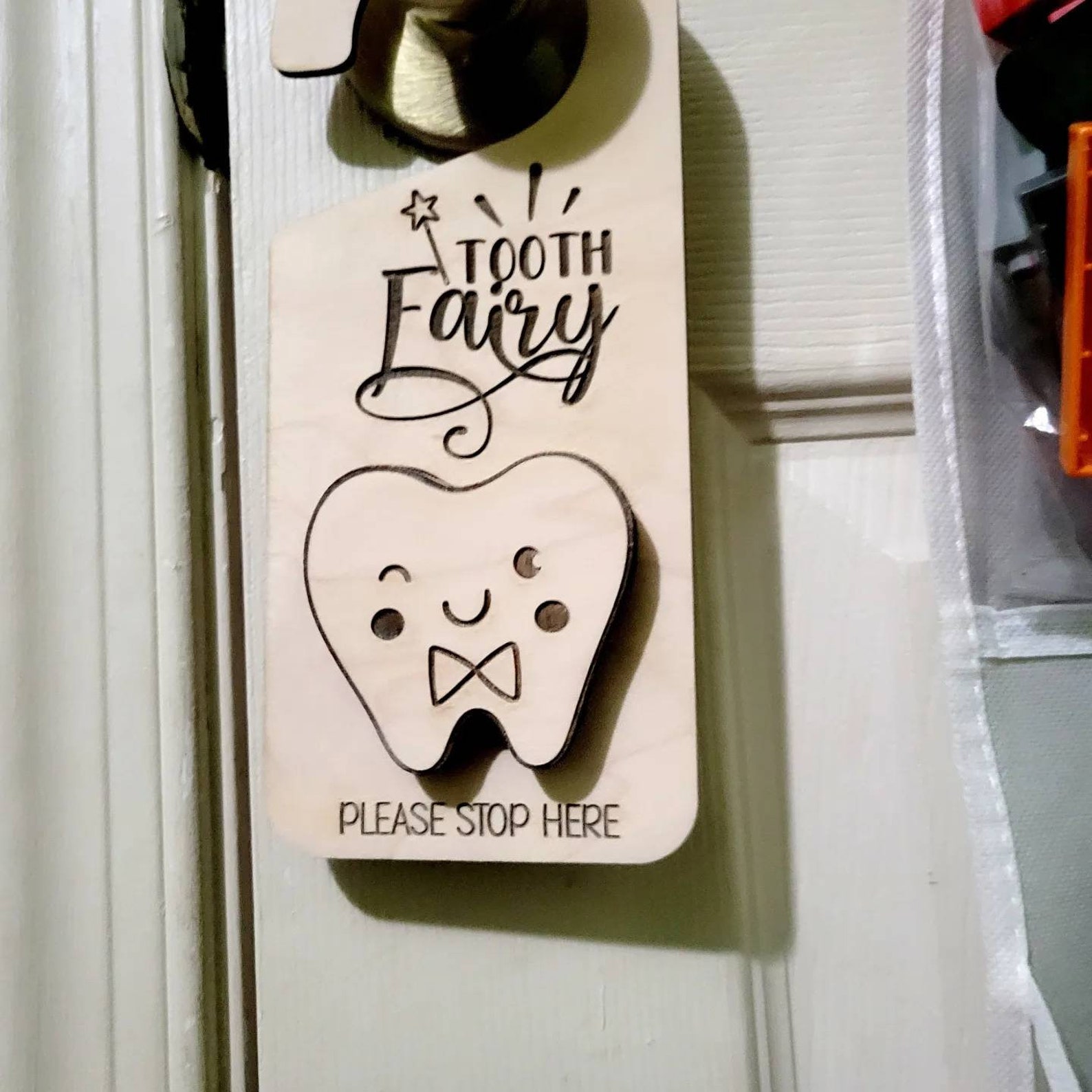 Door Knob Tooth Fairy Hanger Door Knob Hanger Gift for Lost Etsy