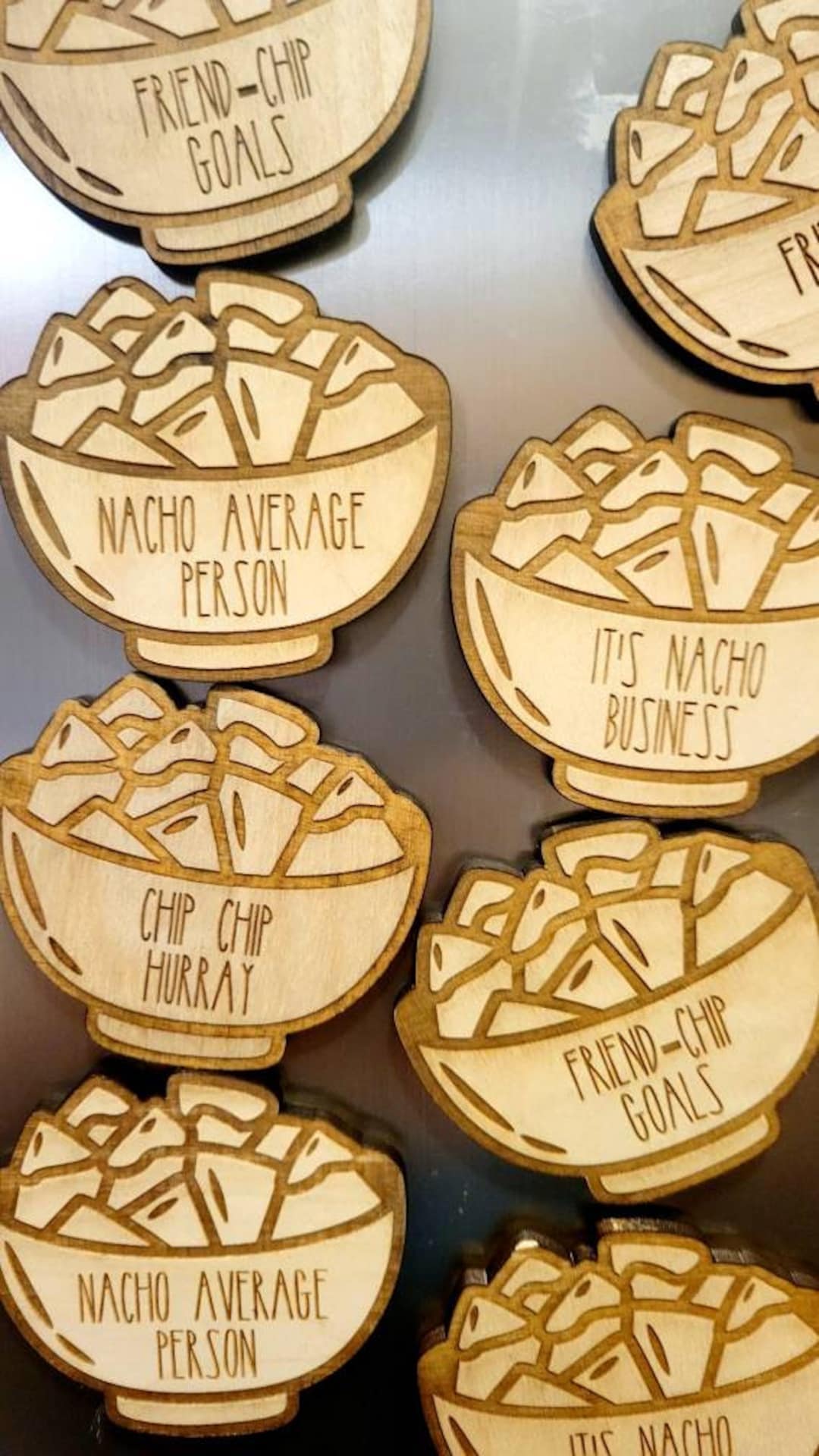 Wooden Nacho Puns and Joke It's Nacho Business, Friendchip