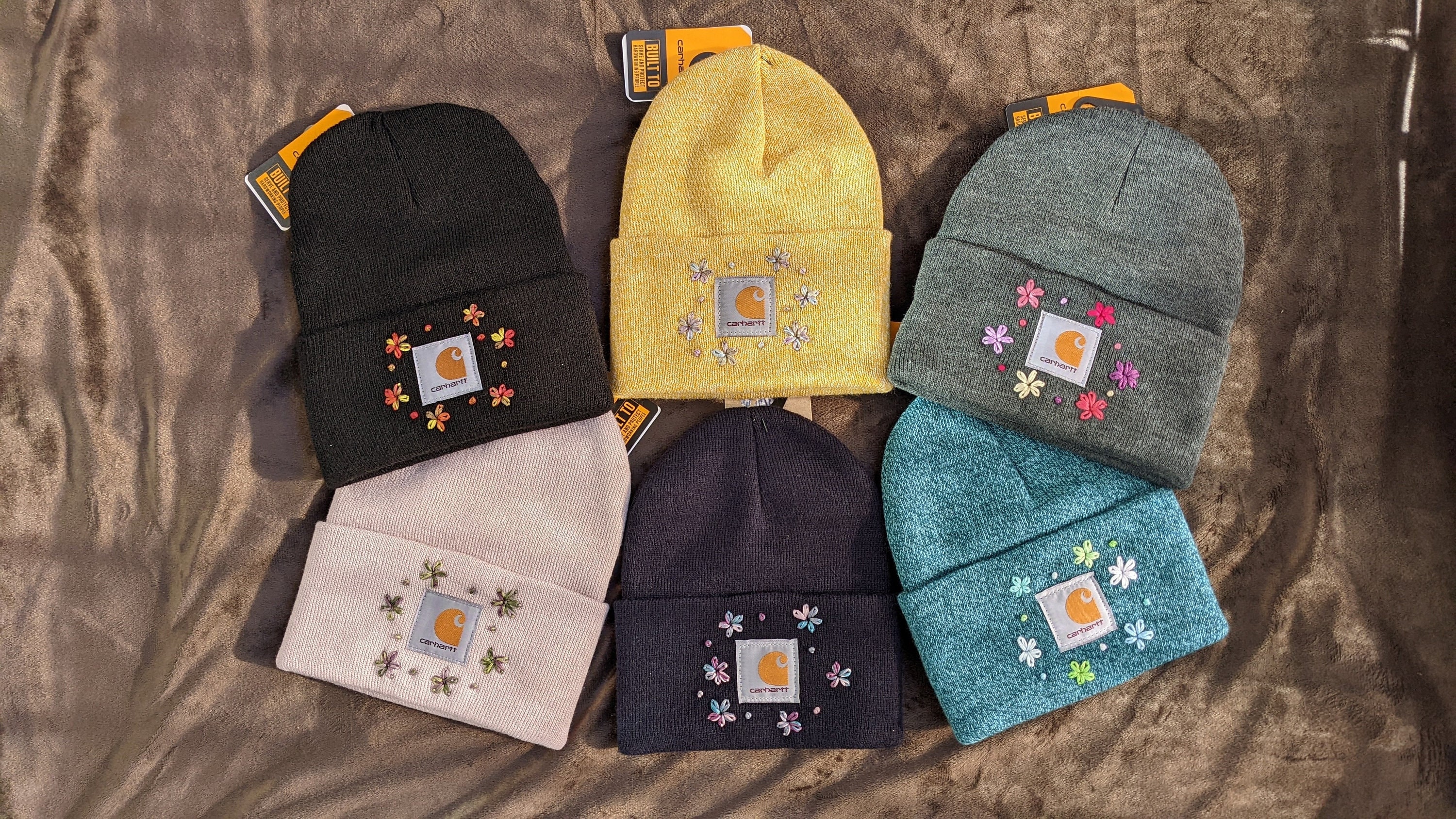 carhartt embroidered beanie