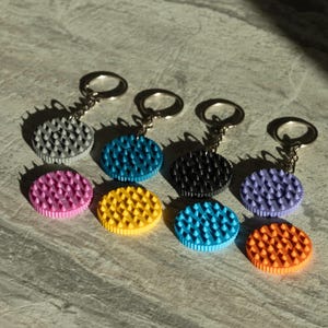 Set of 2 Ouchies, Stabby Stones 3D Printed toy Customizable Colors! | sensory fidget | keychain fidget | pain stim | spiky fidget.