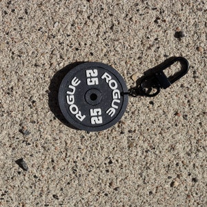 Double sided, Customizable NEW edition ELEIKO, ROGUE weight plate keychain Sport, powerlifting, crossfit . image 8