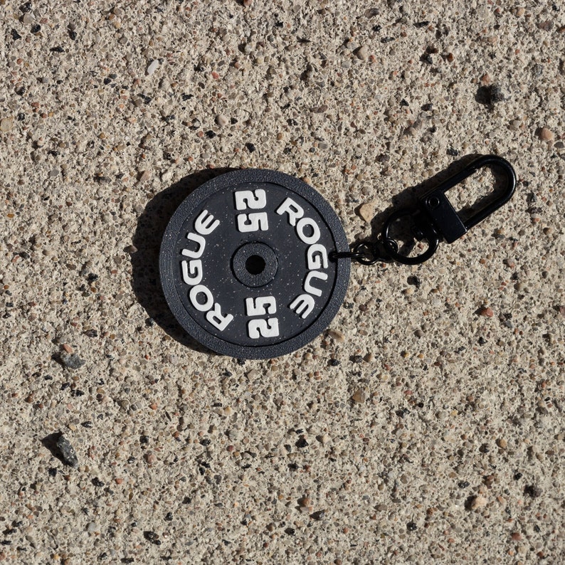 Double sided, Customizable NEW edition ELEIKO, ROGUE weight plate keychain Sport, powerlifting, crossfit . image 8