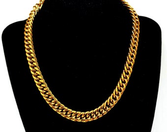 Stainless steel, Double Cuban chain,chain necklace,Stainless steel,Curb chain,Gold chain,gift for boyfriend,planted chain,gift for friend