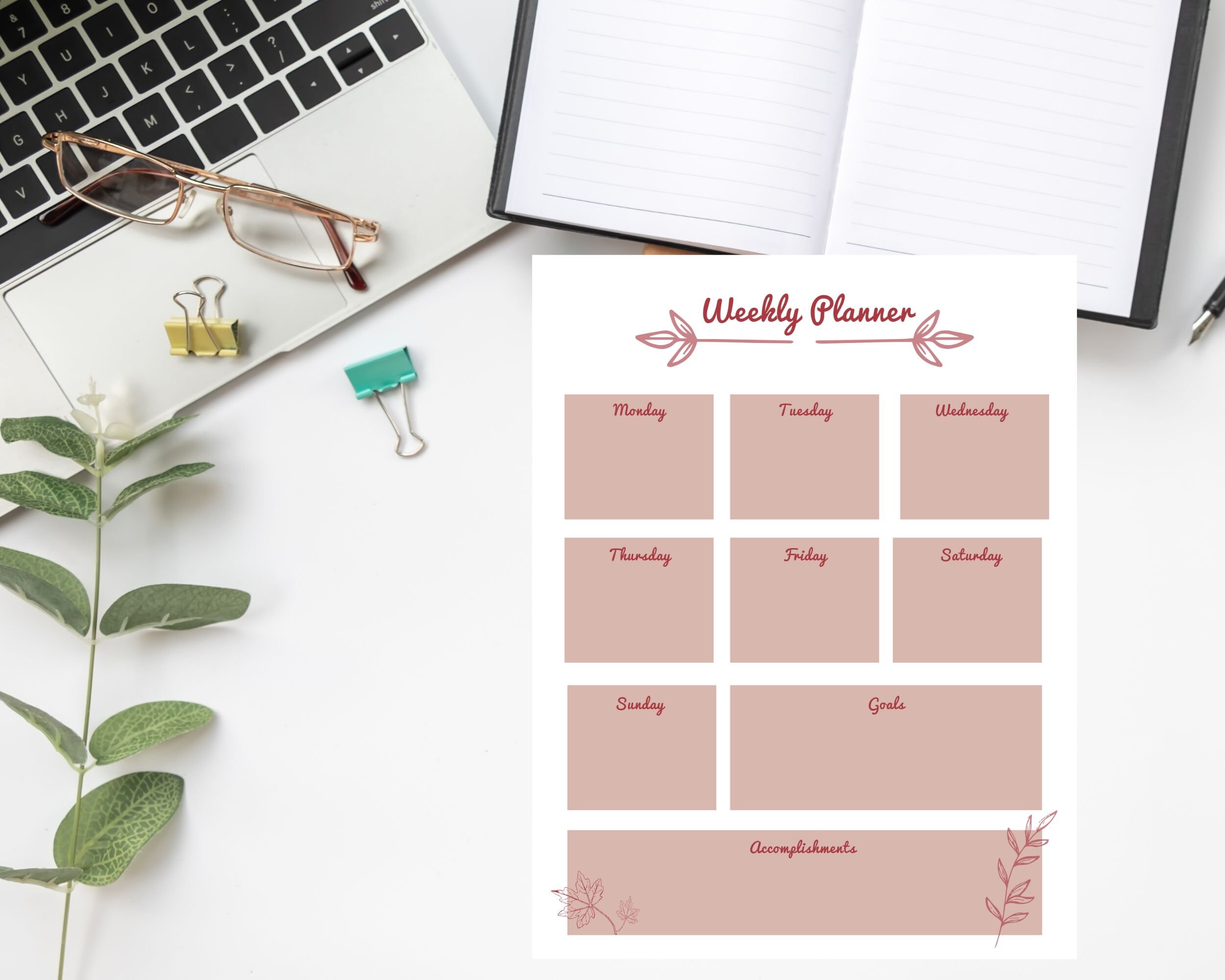 Weekly Planner Printable Fall Edition - Etsy