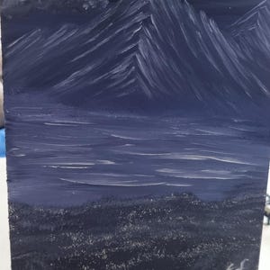 Originele 1 op 1 handgeschilderde acrylkaart voor verjaardagen, bruiloften, liefde enz.