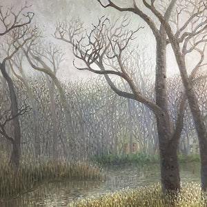 Autumn Foggy Landscape Print: Signed Limited Edition Giclée