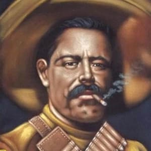 Pancho Villa badass Revolution hero black velvet oil painting hand painted signed art