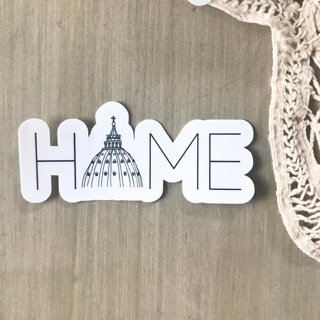 Catholic HOME Vinyl Sticker - Etsy