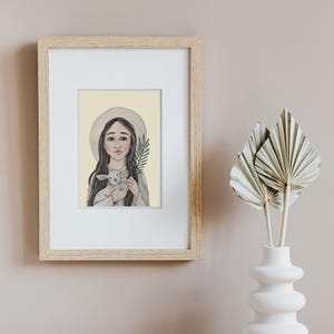 Saint Holy Card/ 4x6 Print