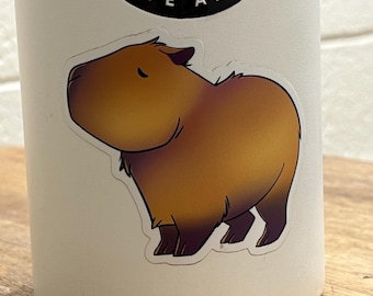 Capybara Vinyl Sticker