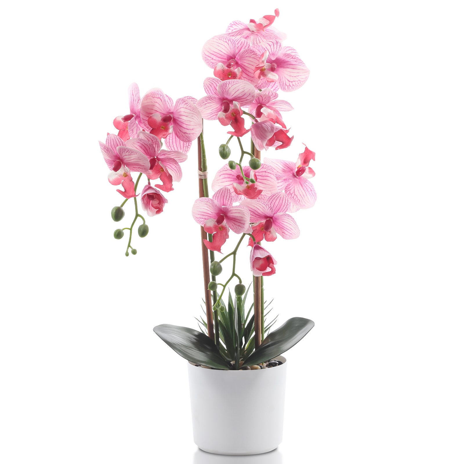 Artificial Orchids Flower Simulation Fake Plants Bouquet Bunch Wedding