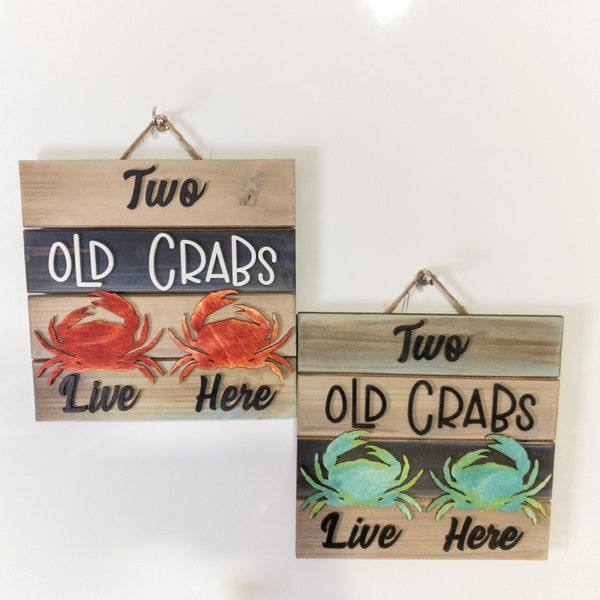 Crab Sign - Etsy