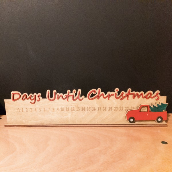 Red Truck Calendar Etsy