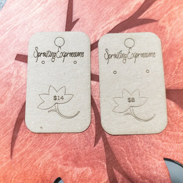 Earring Price Tag Etsy