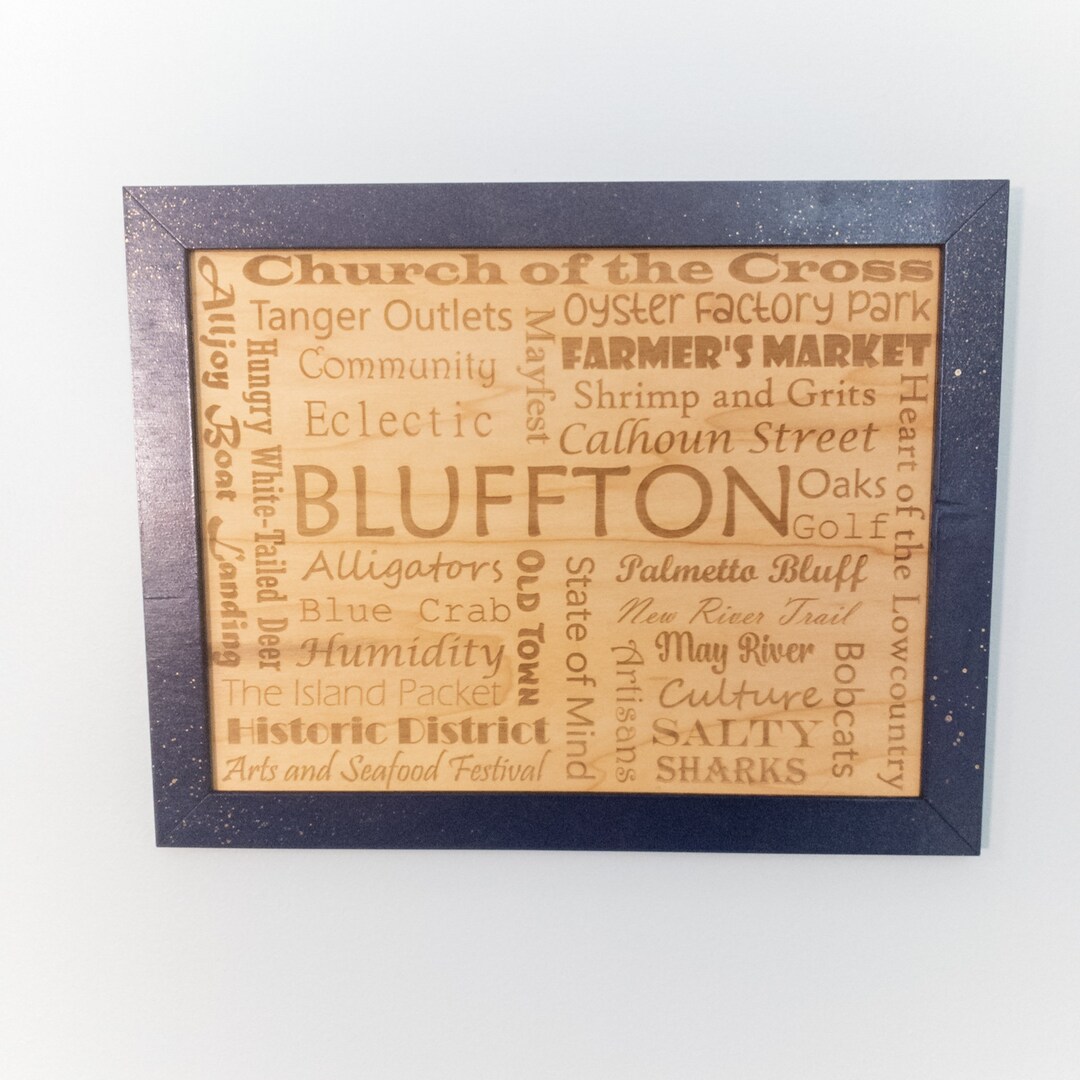 Custom Word Art Framed