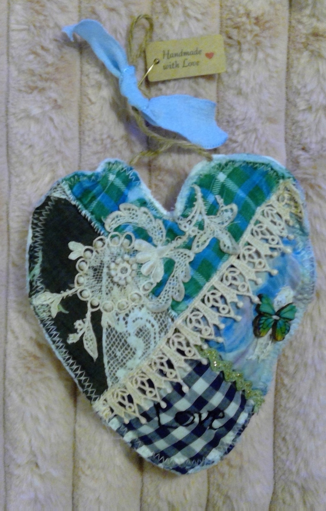 Vintage Heart Quilted Sofa Cover NCU0NTD1248