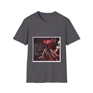 Disney Christmas Rizzo Muppets Unisex T-Shirt, Softstyle Tee, Light the Lamp Not the Rat