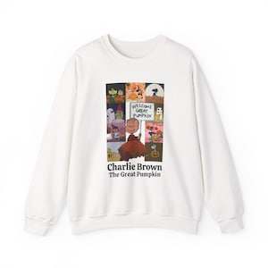 Charlie Brown Halloween Sweatshirt, Peanuts Gang Crewneck, Linus Pumpkin Truck or Treat, Great Pumpkin Shirt, Halloween Costume, Fall