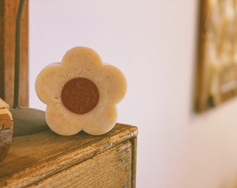 Naturel fait à la main, Savon à la citronnelle au thé vert, Savon aux fleurs, Cadeau durable fait à la main, Cadeau de bien-être écologique