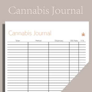 Cannabis Journal | Unkraut | Marihuana | Mary Jane | Tagebuch | Tracker