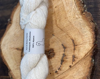 100% alpaca yarn