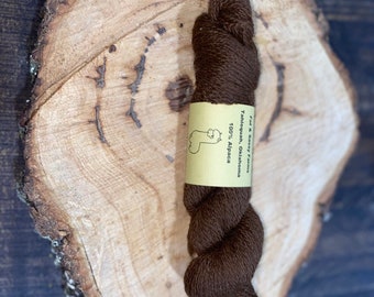 100% alpaca yarn