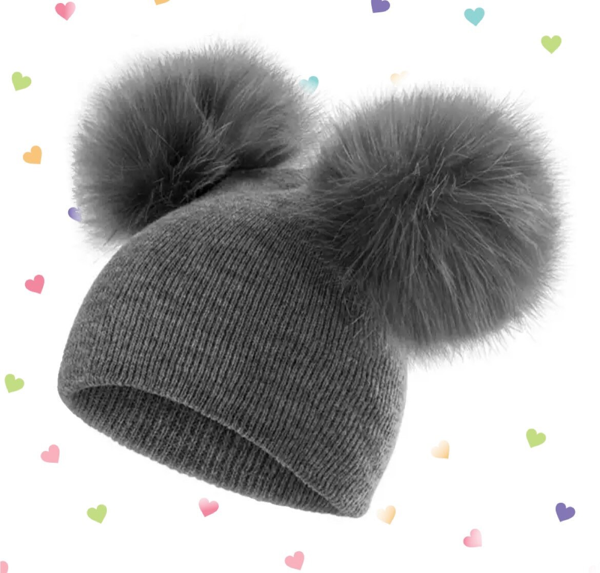 beanie with puff on top