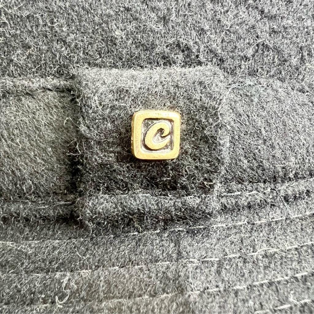 Vintage Paris Elegance France Black 100% Wool Felt  display picture 3