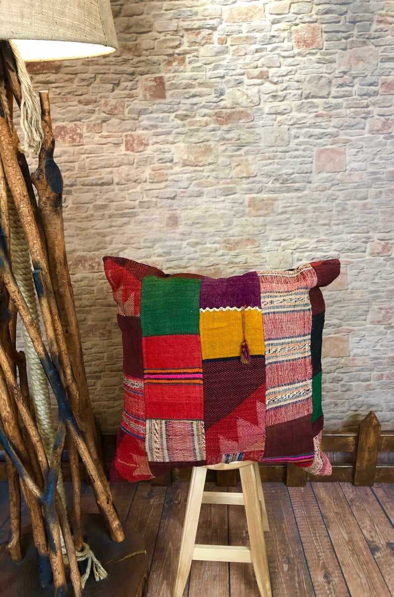 pillow case kilim pillow case rug design kilim pillow,unique hand woven
