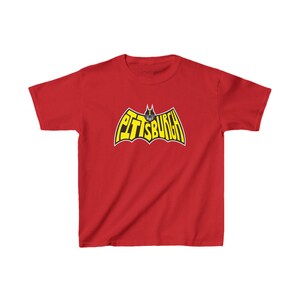 Pittsburgh | Football YOUTH Gotham Dark Knight Kid T-Shirt S-XL Red