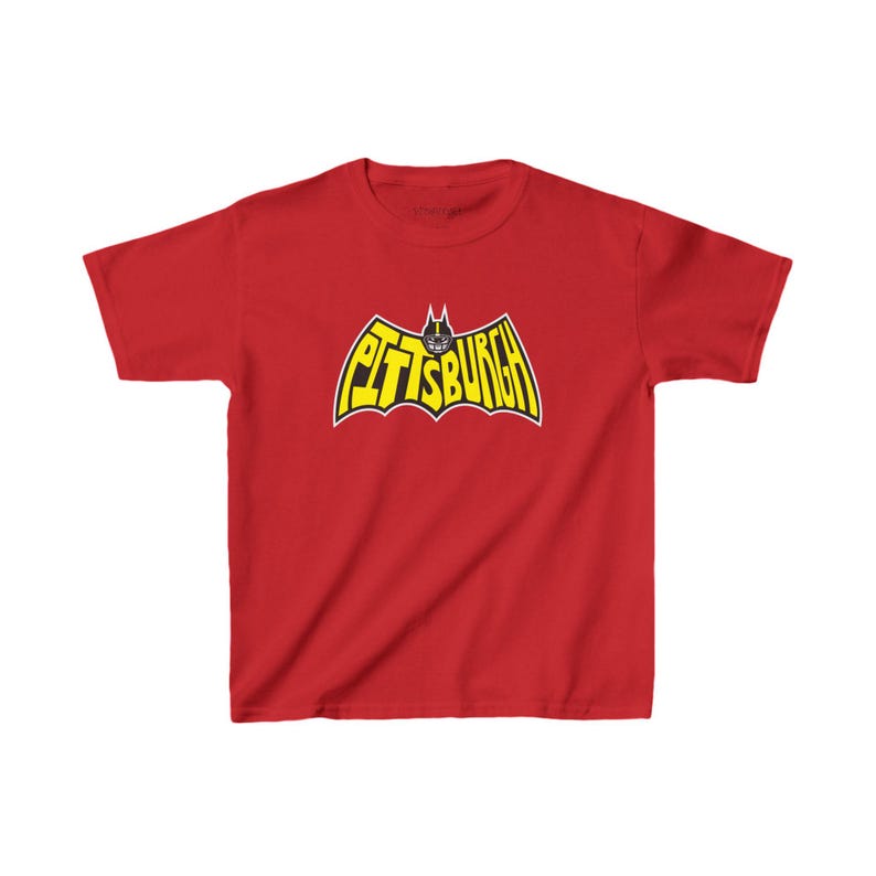 Pittsburgh | Football YOUTH Gotham Dark Knight Kid T-Shirt S-XL Red
