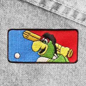 Pittsburgh | Baseball Parrot Mascot Logo 3" Iron-On Patch
