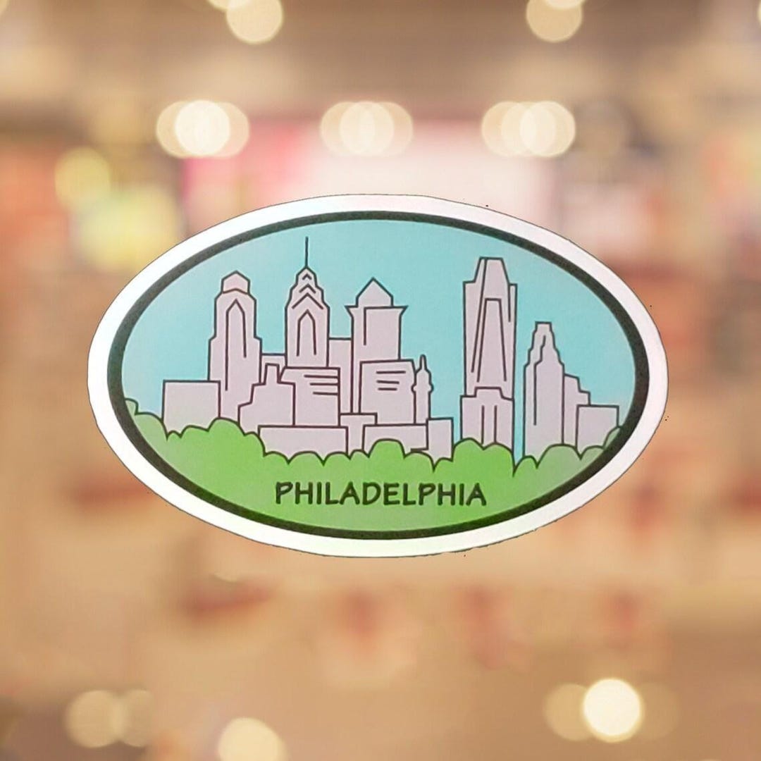 Philadelphia Sticker Philadelphia | Skyline 3