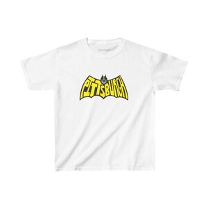 Pittsburgh | Football YOUTH Gotham Dark Knight Kid T-Shirt S-XL White