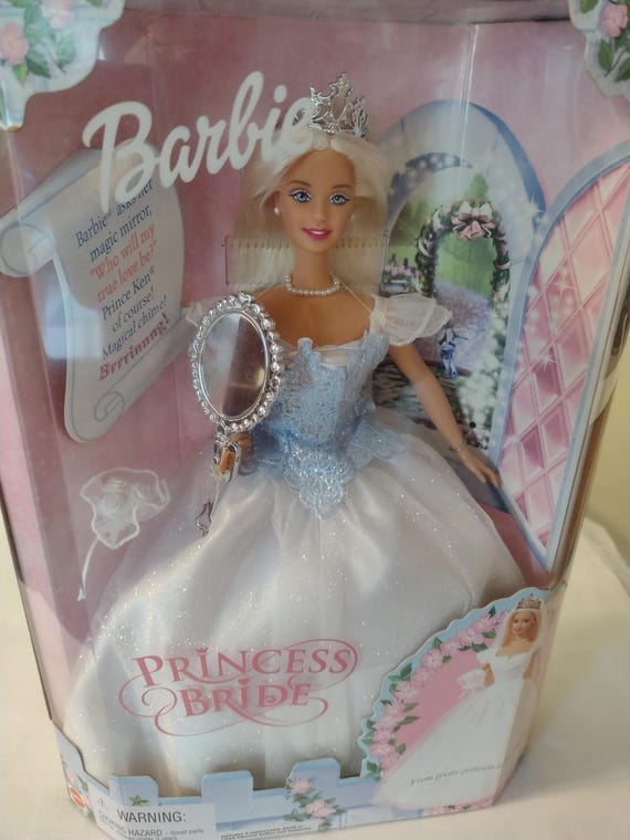 Vintage Princess Bride Barbie Doll. Mattel Year 2000 #28251. in