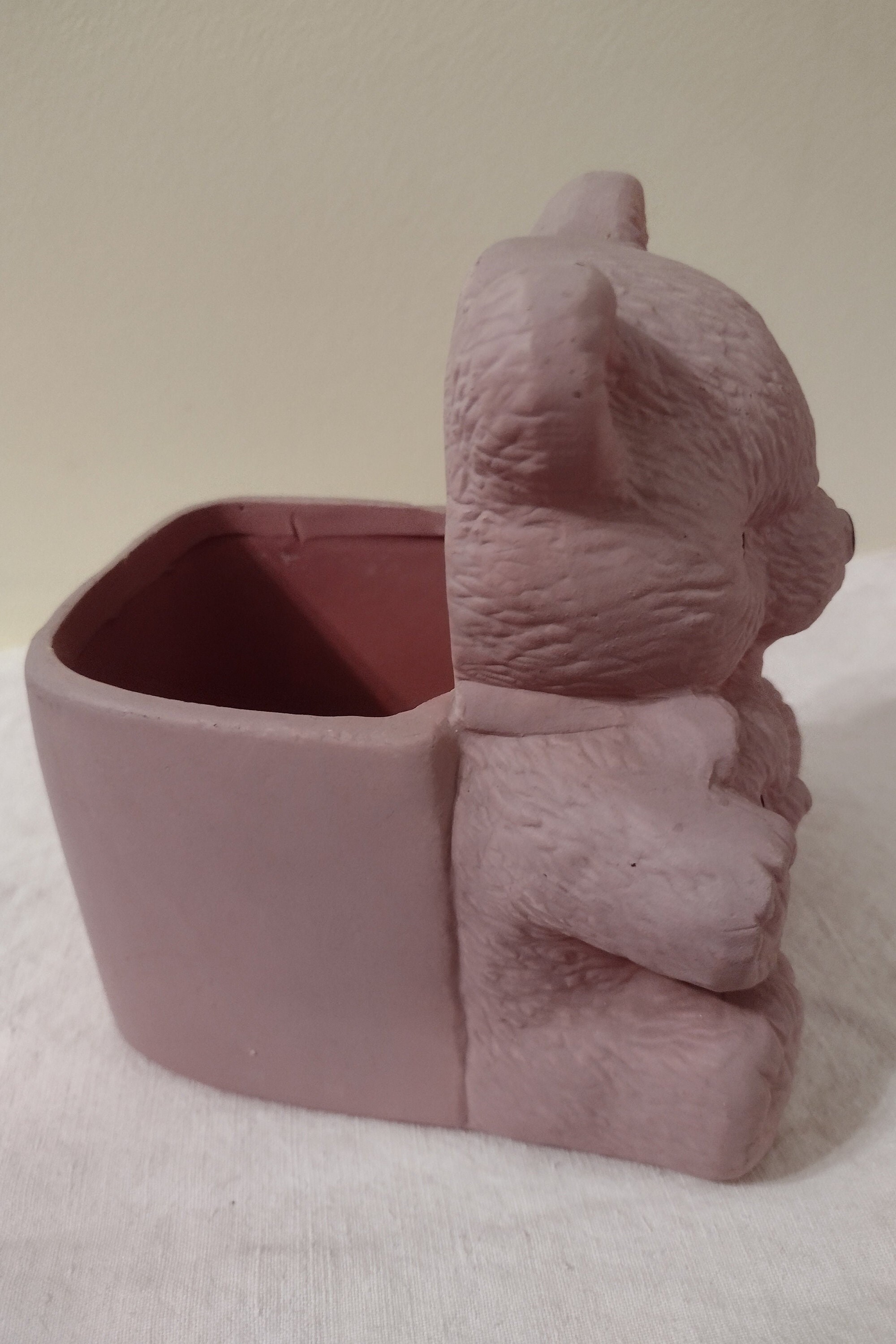 Vintage Teddy Bear Planter With Cub. Nurserymen 1985. Exchange Bloom ...