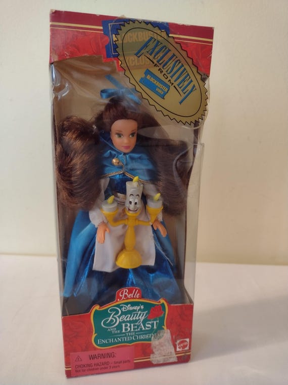 Vintage Disney BELLE From Beauty & Beast. Enchanted Christmas Doll