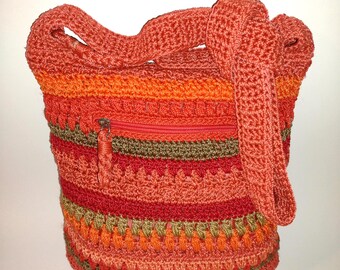 The Sak Crochet Beige Mini Backpack Bag - Etsy display picture 1