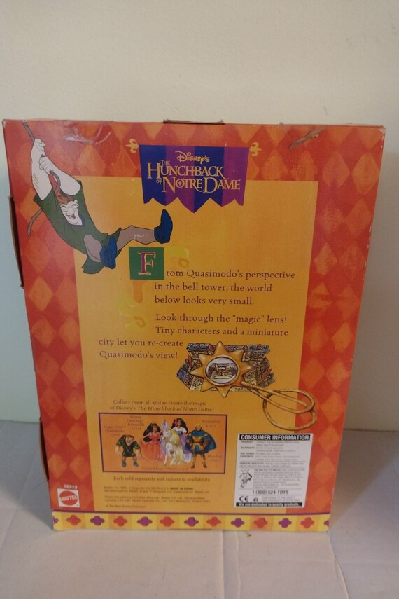 Vintage Disney Hunchback of Notre Dame. Magic View QUASIMODO 1995