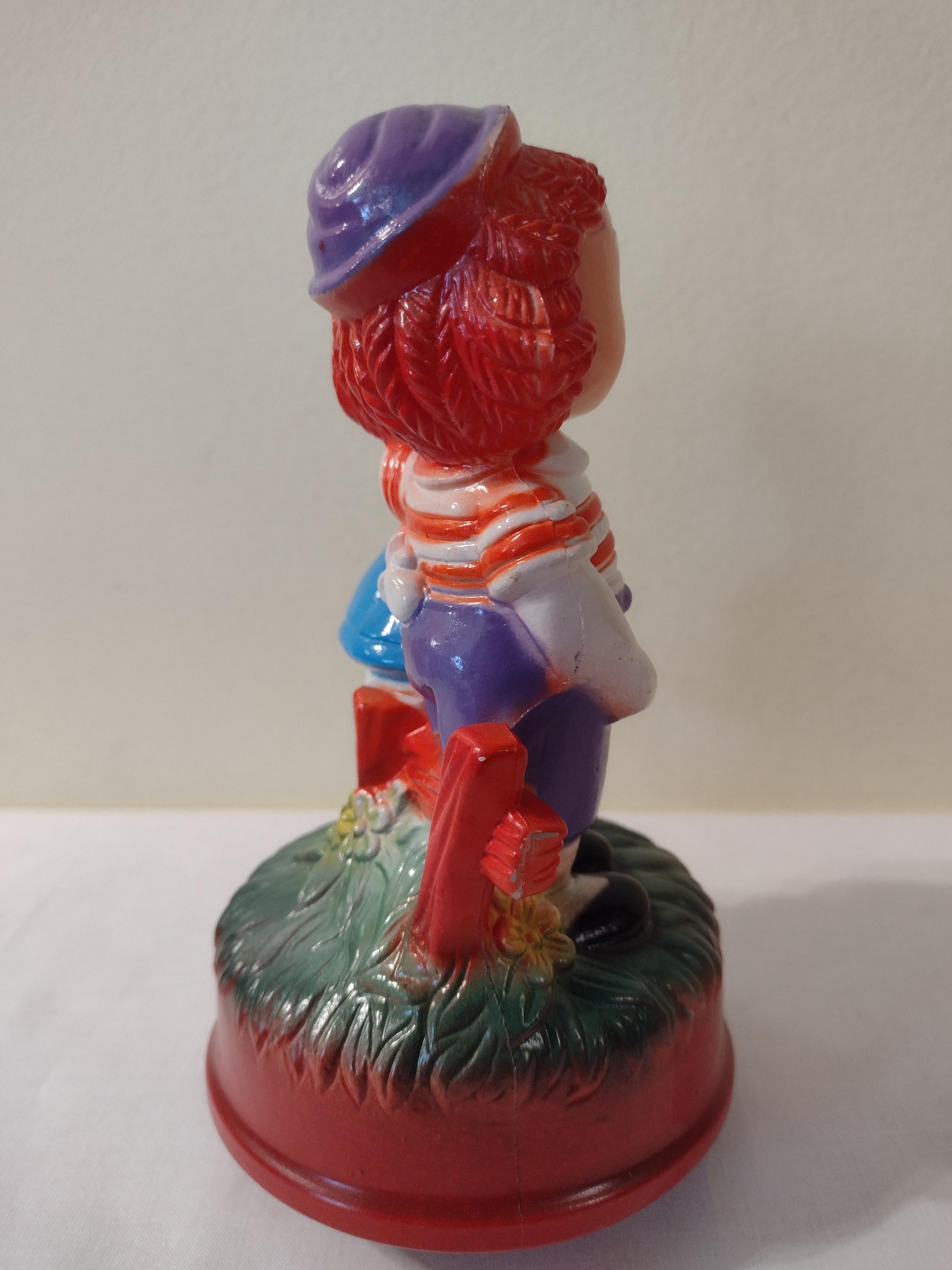 Vintage Raggedy Ann, and Andy Musical Figure. Size 7