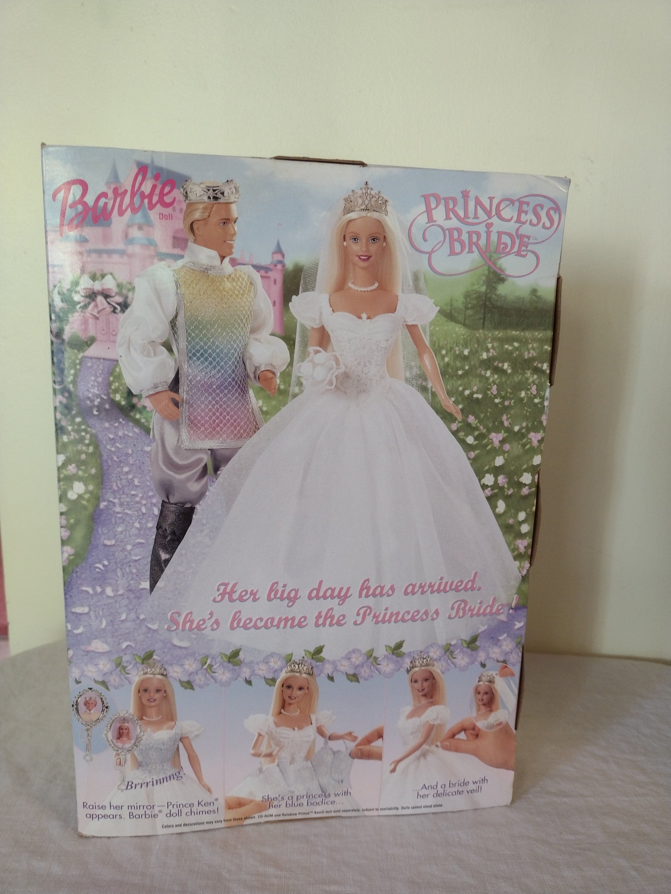 Vintage Princess Bride Barbie Doll. Mattel Year 2000 #28251. in