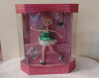 Vintage TINKER BELL-pop 1997. Walt Disney's, klassieke pop. Keuze voor verzamelaars. Exclusief voor Disney.