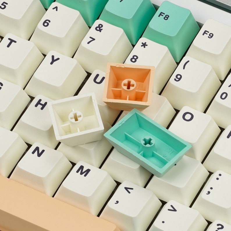 UK ISO Keycaps Pastel 157 PBT Dyesublimation Cherry Profile Etsy UK