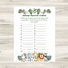Safari Baby Shower Games Ready-to-print Baby Shower Games - Etsy