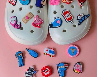 Healthcare Croc charms Organs Charms Shoe Charms Nurse Crocs NHS Gifts Favour Work Shoes Student Nurse Crocs Clip Doctor HCA Gift