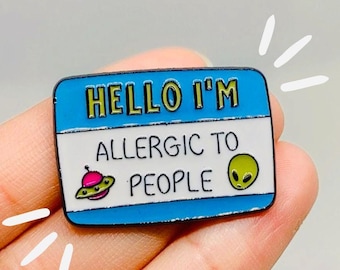 Hello I'm Pin Badge, Pin NHS Gift Idea Midwife, Enamel Badge Dr. Enamel Brooch Gifting Nurse Button Christmas Present Gifts Favour Keepsake