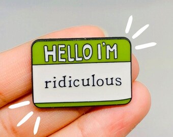 Hello I'm Pin Badge, Pin NHS Gifts Uni Midwife, Enamel Badge Dr. Enamel Brooch Gifting Nurse Button Christmas Present Gifts Favour Keepsake